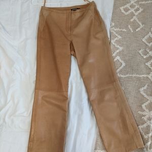 DKNY vintage leather trousers